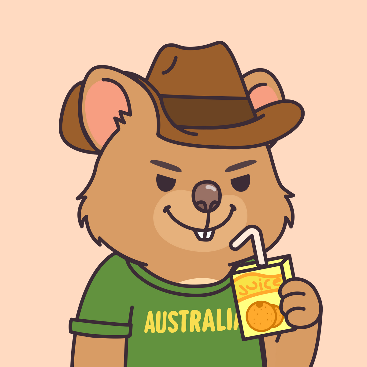 Orange Juice Quokka